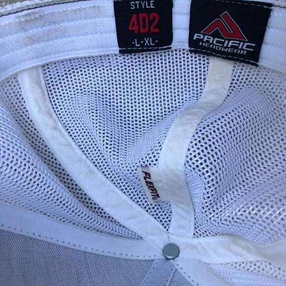 PACIFIC HEADWEAR Simi Valley Baseball League Hat Men's L/XL Fitted Mesh Grey Cap - Picture 5 of 6